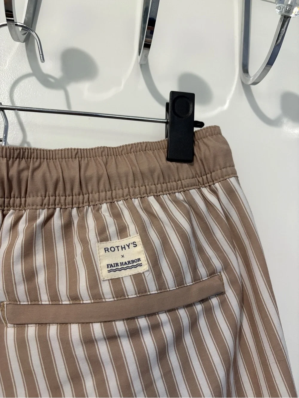 Fair Harbor X Rothy’s Bayberry Swim Trunk Men's Large Lined Shorts 7